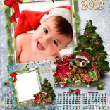 Календарь-рамка для фотошоп на 2013 год